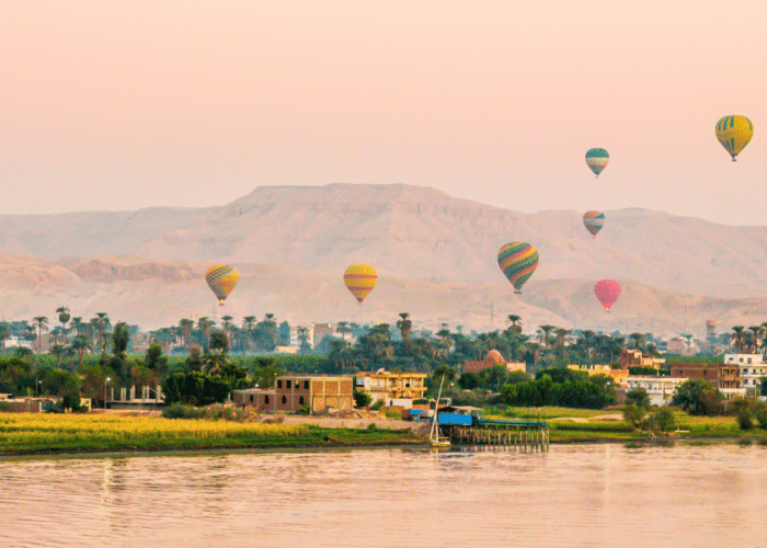 Hot air Balloon in Luxor, Egypt