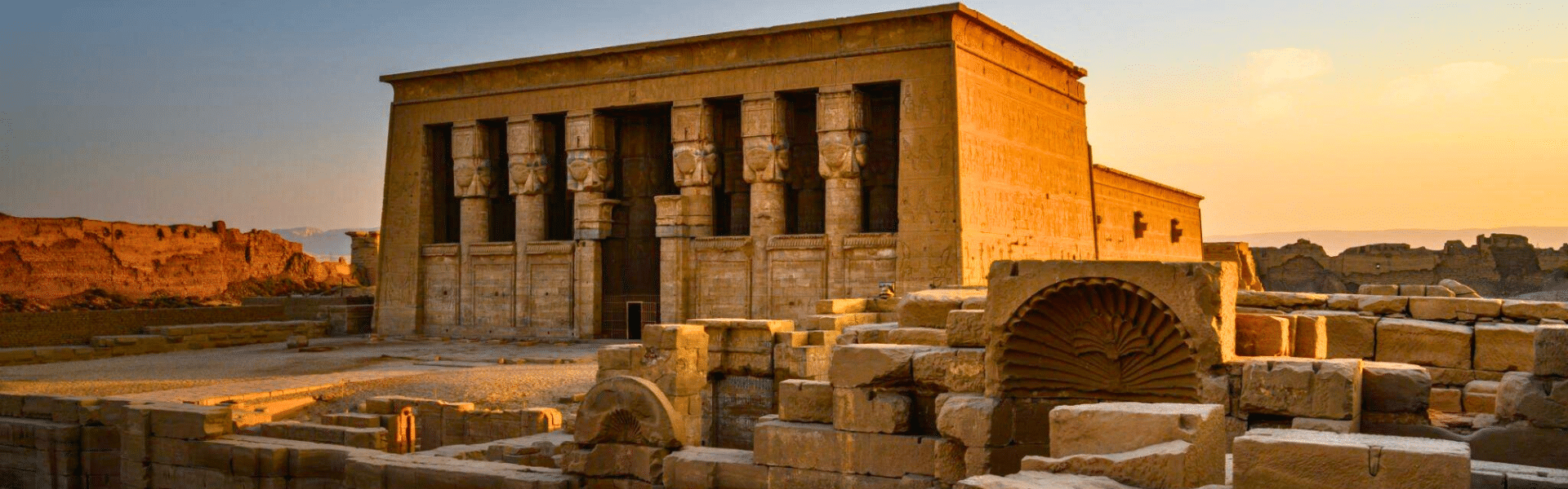 The Dendera Temple in Luxor, Egypt