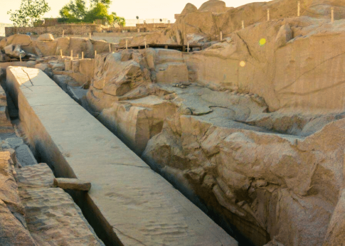 The Unfinished Obelisk in Aswan, Egypt